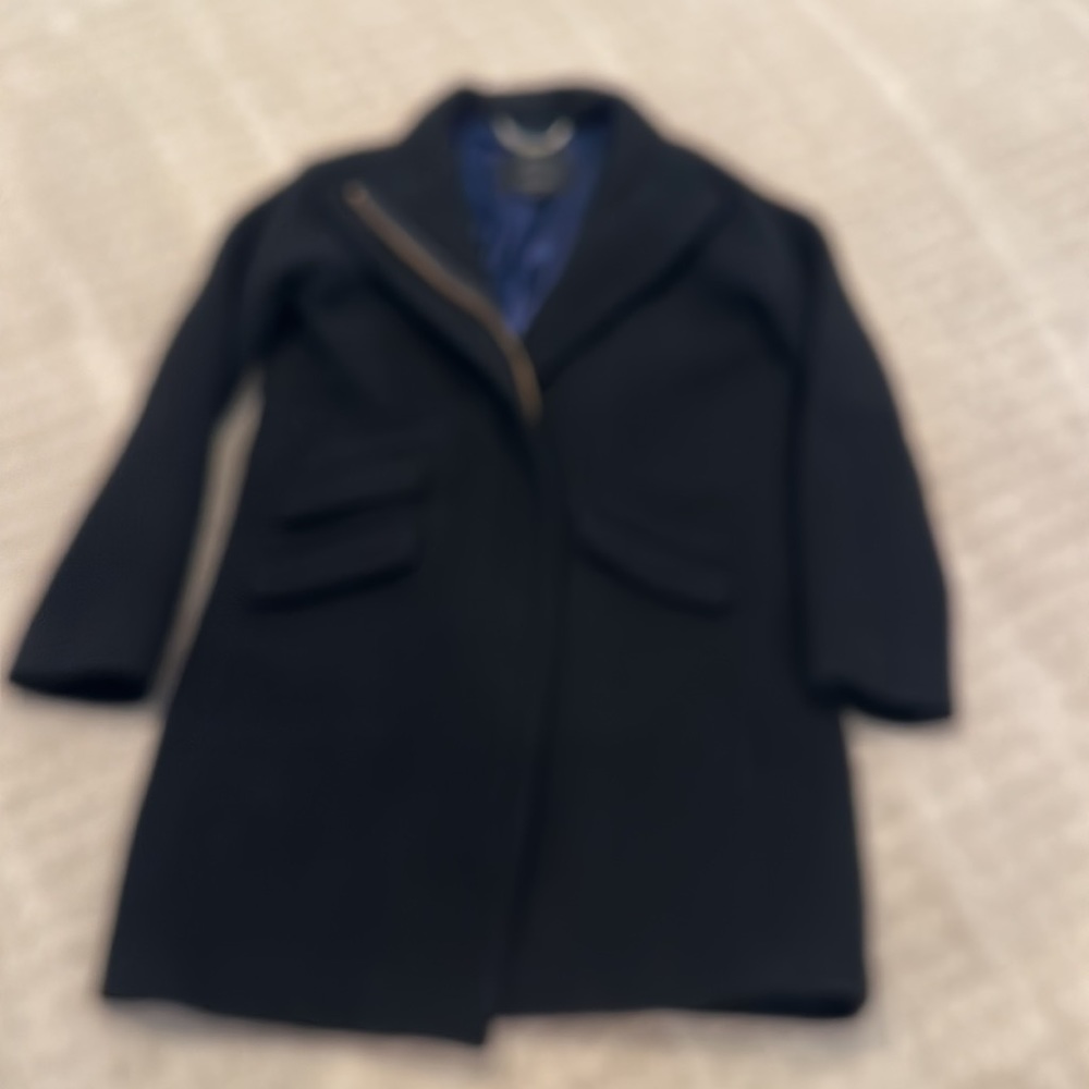 J. Crew Italian Wool Stadium Cloth Cocoon Coat - Picture 4 of 10